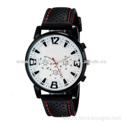 Unisex Fashionable Analog Large Face Large Digital Scale Wristwatch, Water-resistant, Alloy CaseNew